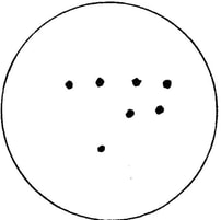 Dots (cupules) suggesting the Pleiades